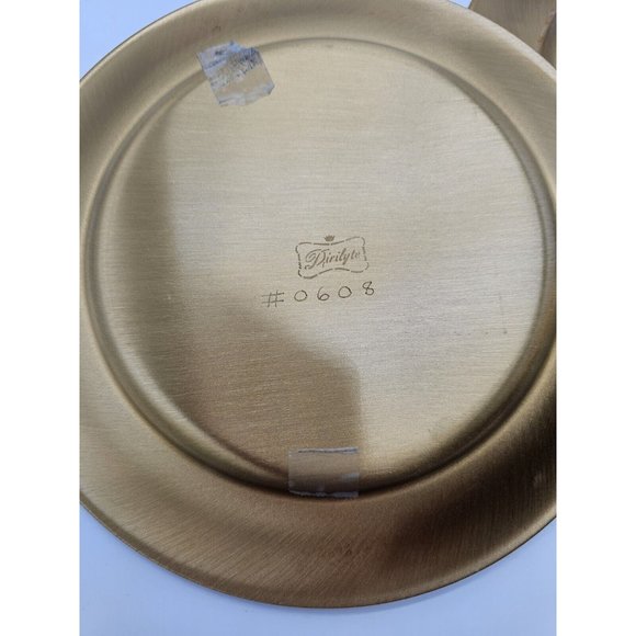 Dirilyte Gold Metal Christmas Plates Russia, Portugal & Australia Vintage Rare - Picture 11 of 12